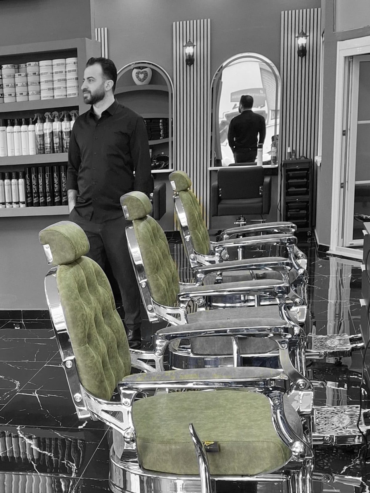 Der Chef von Hairsalon 1991